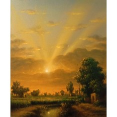 Zulfiqar Ali Zulfi, 24 x 30 Inch, Oil on Canvas, Landscape Painting-AC-ZUZ-107